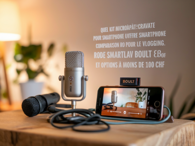 Quel kit micro‑cravate pour smartphone offre un son pro pour le vlogging : comparaison rode smartlav, boult et options à moins de 100 chf