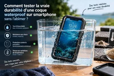 Comment tester la vraie durabilité d'une coque waterproof sur smartphone sans l'abîmer