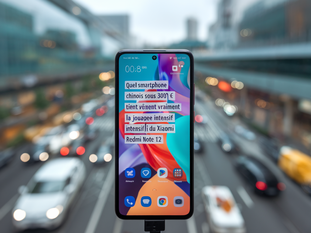 Quel smartphone chinois sous 300 € tient vraiment la journée en usage intensif (test réel du xiaomi redmi note 12)